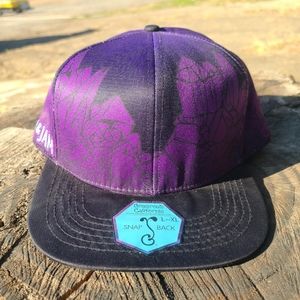 Grassroots purple gem and jam flat bill hat